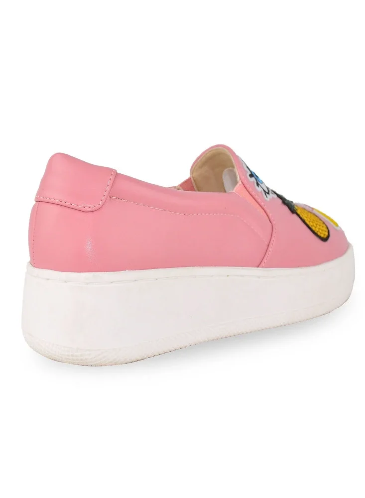 PLATFORM SLIP ON SNEAKERS